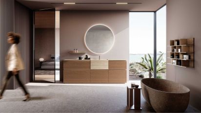 Mobili da Bagno con Maniglia a Gola